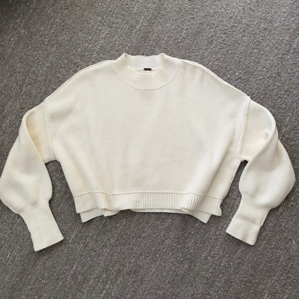 Free People Easy Street Cropped Sweater